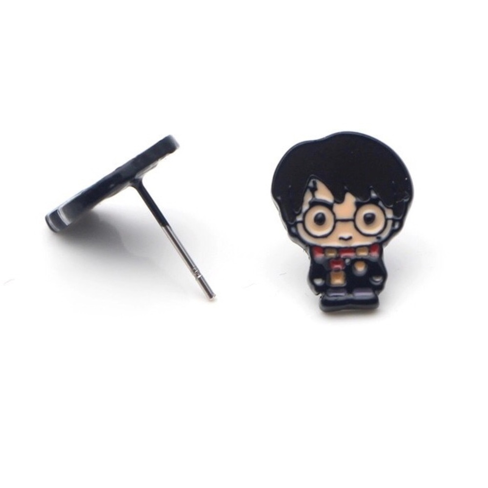 Harry Potter Enamel Stud Earrings - Picture 2 of 2